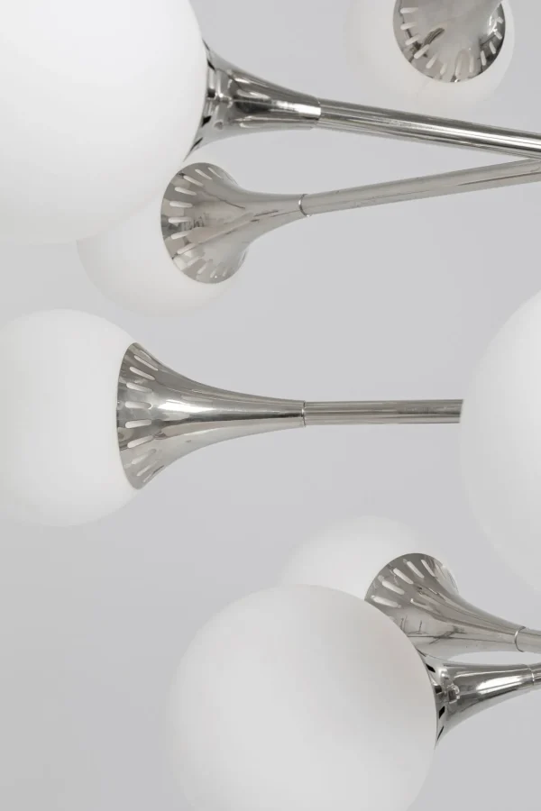 Lampadario Bulb Fiction 20 argento Ø102cm - KARE