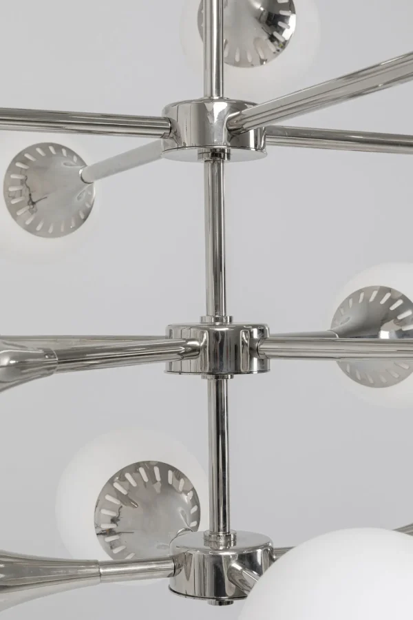 Lampadario Bulb Fiction 20 argento Ø102cm - KARE