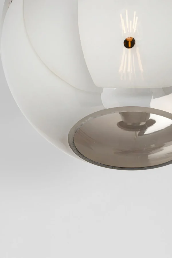 Lampadario Caldaia Argento Ø35cm - KARE