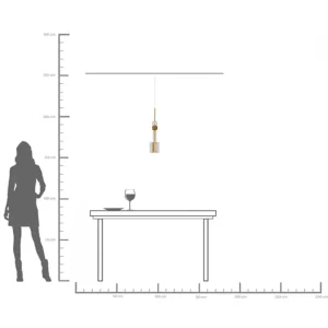 Lampadario Candy Bar oro Ø13cm - KARE