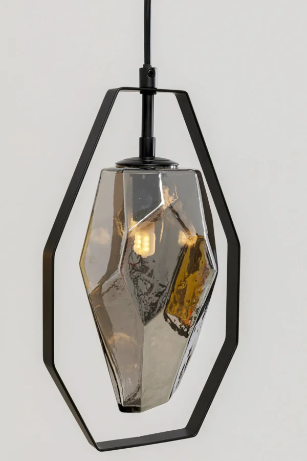 Lampadario Diamond Fever Dining nero 67cm - KARE