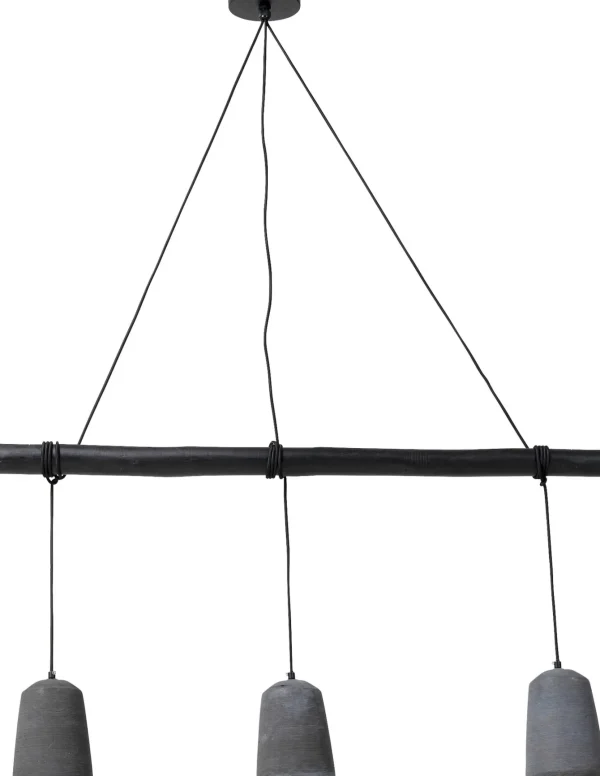 Lampadario Dining Concrete Nero Tre - KARE