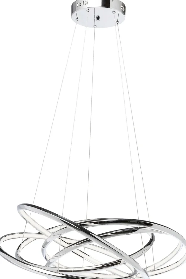 Lampadario Saturn Led Cromo Grande - KARE