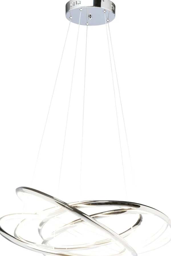 Lampadario Saturn Led Cromo Grande - KARE