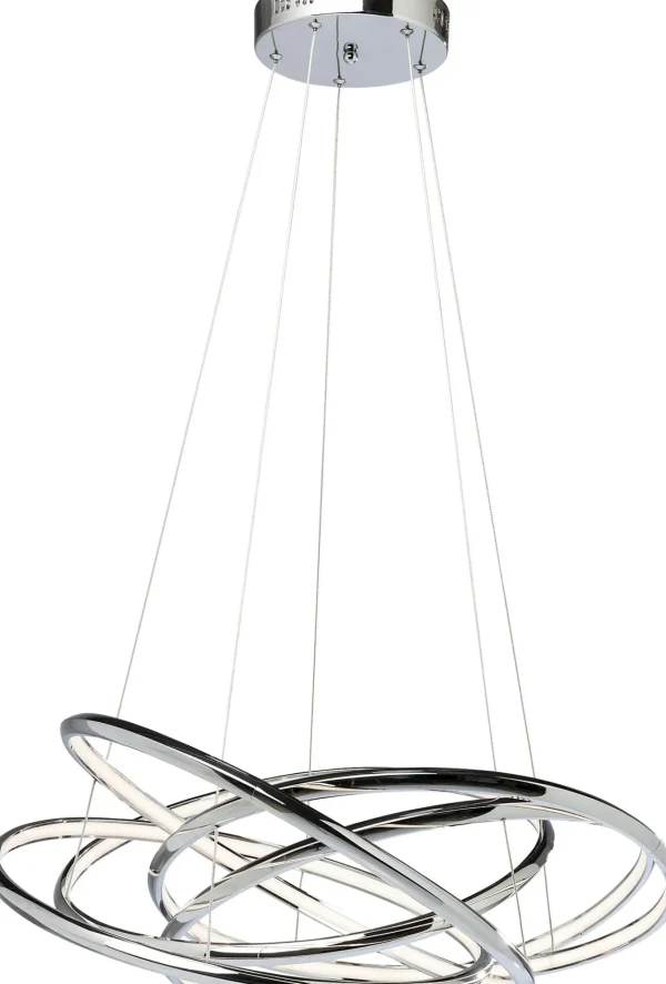 Lampadario Saturn Led Cromo Grande - KARE