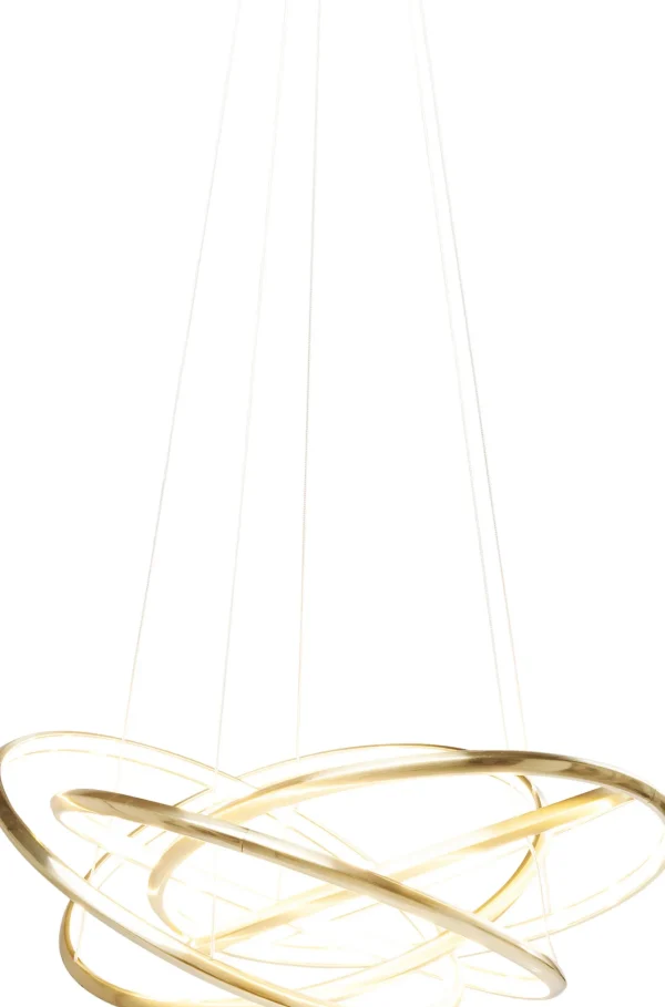LAMPADARIO SATURN LED ORO GRANDE - KARE