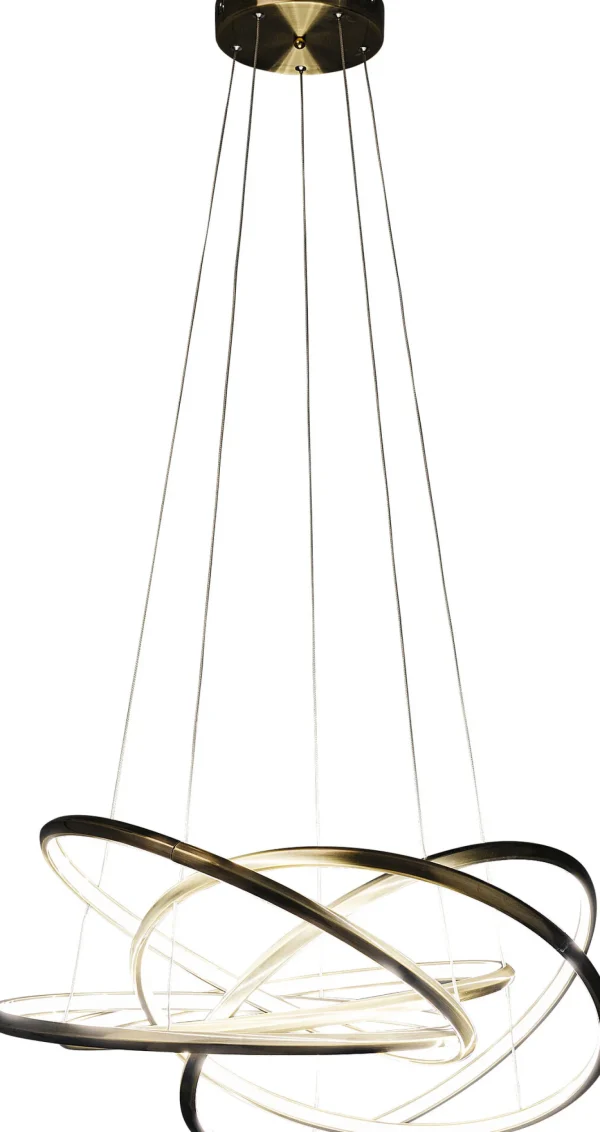 LAMPADARIO SATURN LED ORO GRANDE - KARE