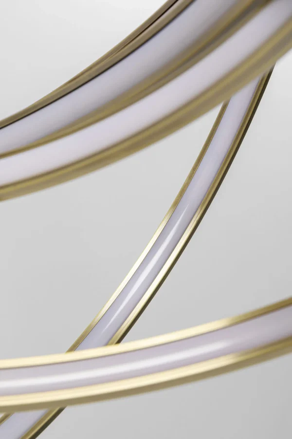 LAMPADARIO SATURN LED ORO GRANDE - KARE