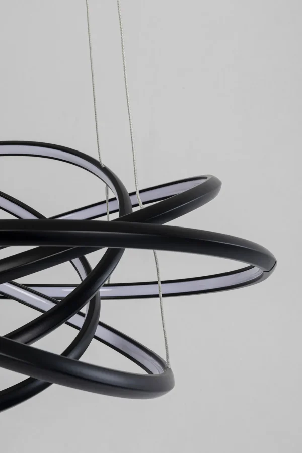 Lampadario Saturno Nero Ø72cm - KARE