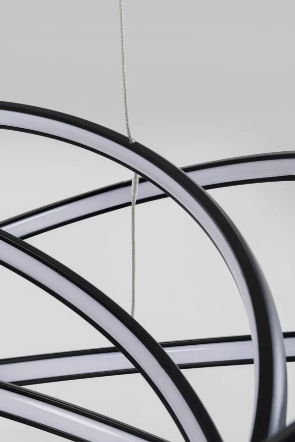 Lampadario Saturno Nero Ø72cm - KARE