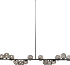 LAMPADARIO SCALA BALLS NERO 150CM - KARE