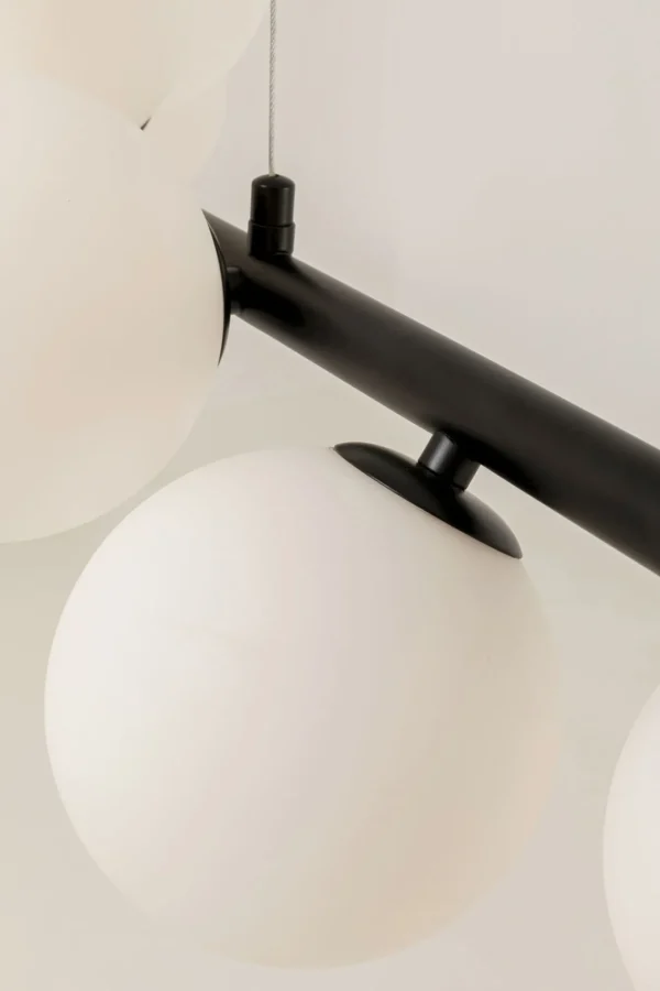 Lampadario Scala Balls nero 150cm - KARE