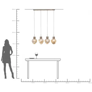 Lampadario Supernova Smoky 110cm - KARE