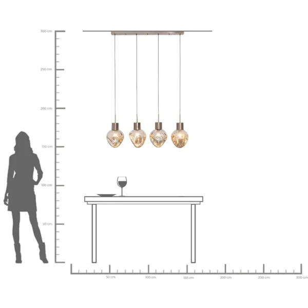 Lampadario Supernova Smoky 110cm - KARE