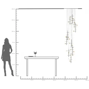 Lampadario Trapez 280cm - KARE