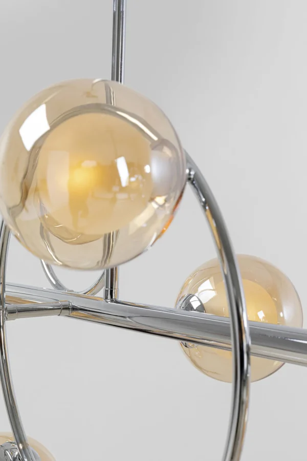 Lampadario Universe cromo 110cm - KARE
