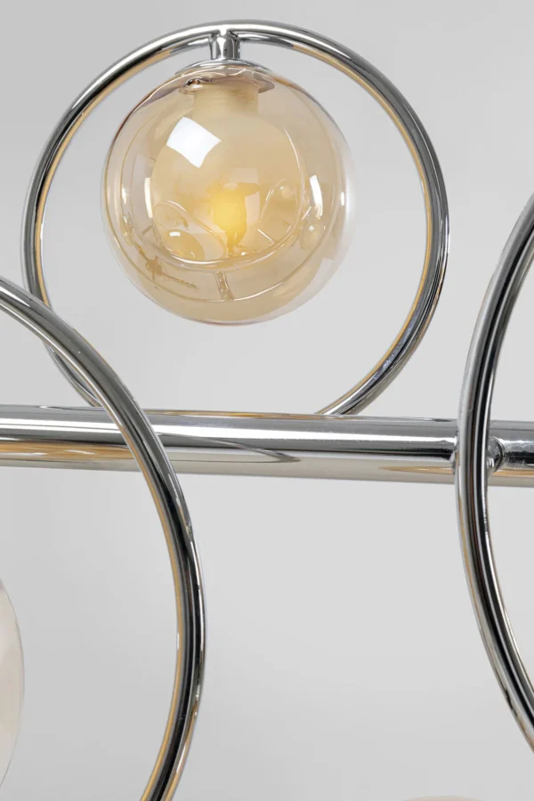 Lampadario Universe cromo 110cm - KARE