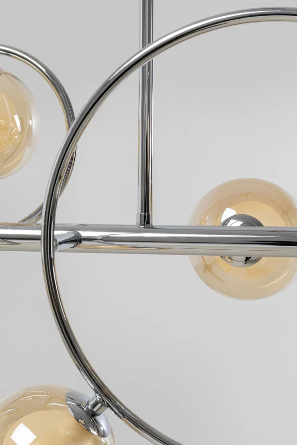 Lampadario Universe cromo 110cm - KARE