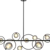 Lampadario Universe nero 110cm - KARE