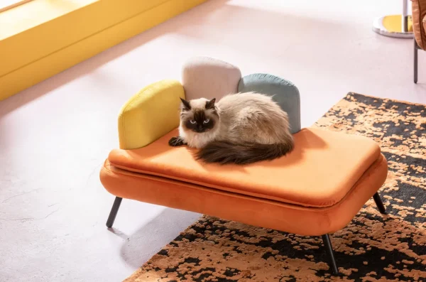Lettino per cani/gatto Diva arancio - KARE