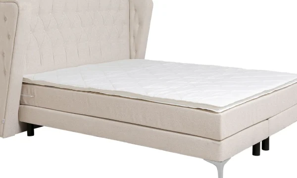 Letto boxspring Benito Moon crema 160x200cm - KARE
