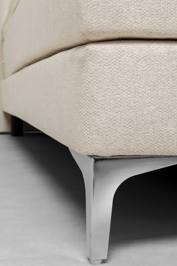 Letto boxspring Benito Moon crema 160x200cm - KARE
