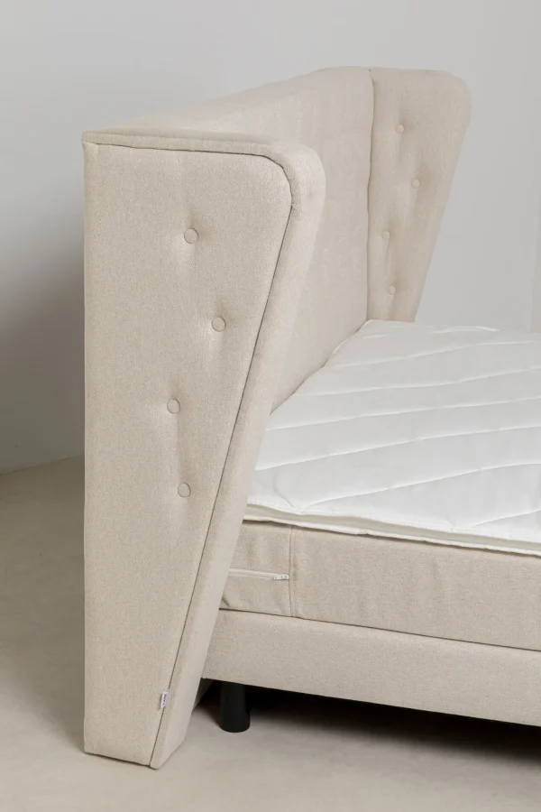 Letto boxspring Benito Moon crema 180x200cm - KARE