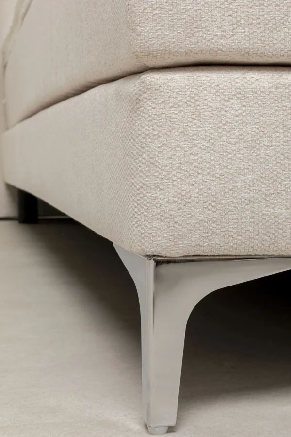 Letto boxspring Benito Moon crema 180x200cm - KARE