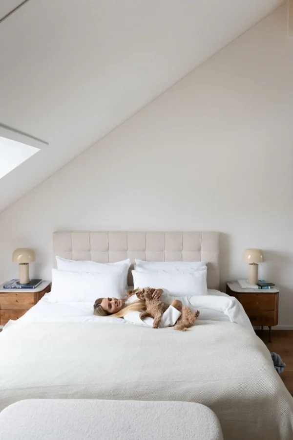 Letto boxspring Benito Star crema 160x200cm - KARE
