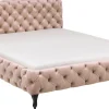 Letto Desire velluto ecru 180x200cm - KARE