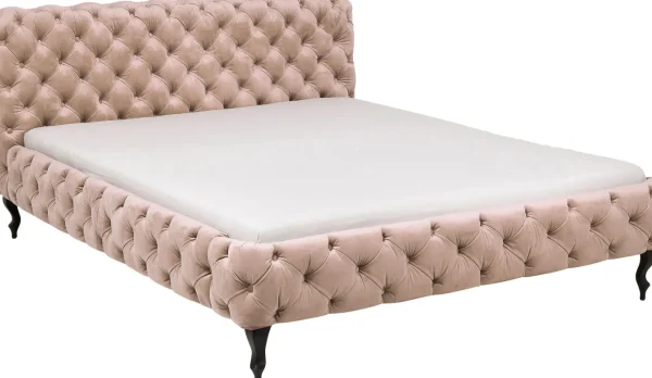Letto Desire velluto ecru 160x200cm - KARE