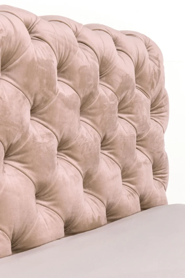 Letto Desire velluto ecru 160x200cm - KARE