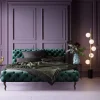 Letto Desire velluto verde 180x200cm - KARE