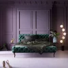 Letto Desire velluto verde 160x200cm - KARE