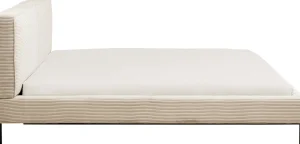 Letto East Side velluto a coste crema 180x200 - KARE