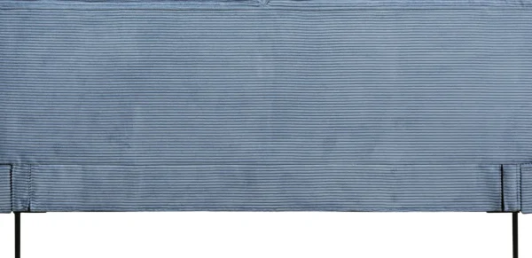 Letto East Side velluto a coste blu 160x200 - KARE