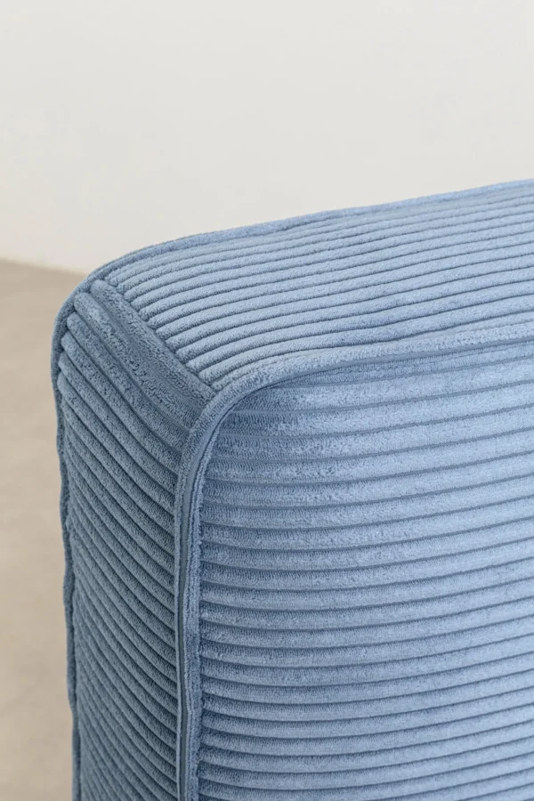 Letto East Side velluto a coste blu 160x200 - KARE