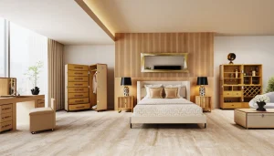 Letto Tivoli ecru 180x200 - KARE