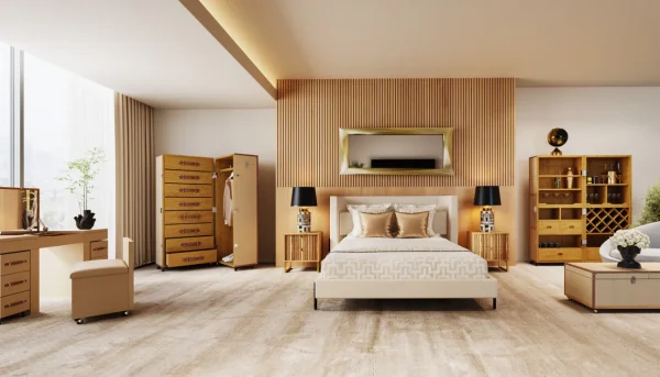 Letto Tivoli ecru 180x200 - KARE
