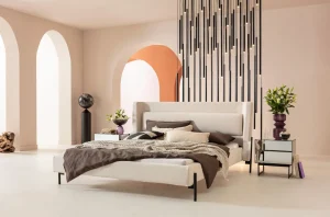 Letto Tivoli ecru 180x200 - KARE