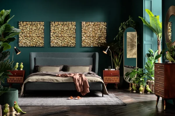 Letto Tivoli verde 180x200cm - KARE