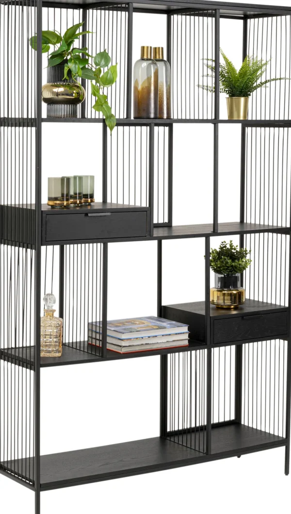 Libreria Bologna Nero 125x200cm - KARE