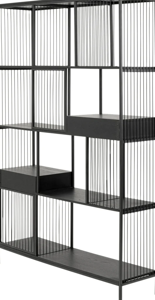 Libreria Bologna Nero 125x200cm - KARE