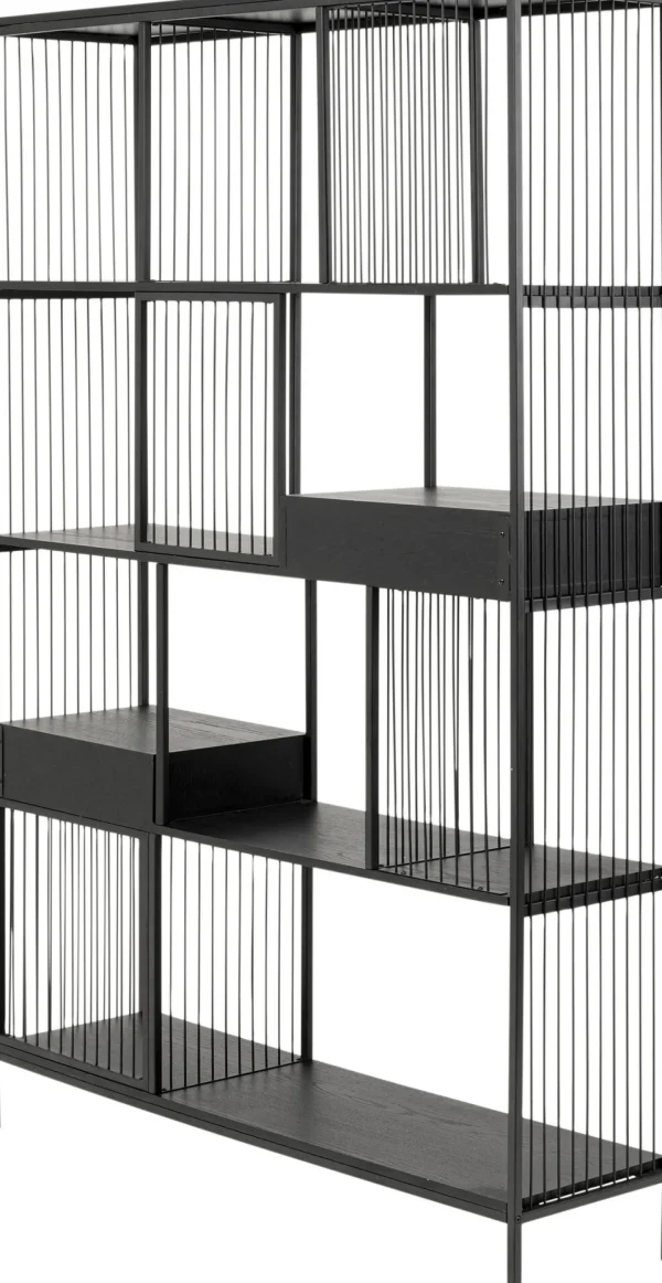 Libreria Bologna Nero 125x200cm - KARE