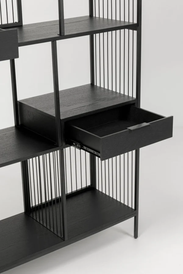 Libreria Bologna Nero 125x200cm - KARE