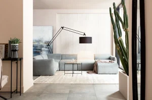 Lucca sgabello grigio 76cm - KARE