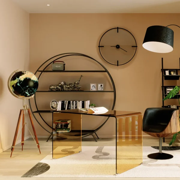 MAPPAMONDO DECORATIVO EARTH NERO - KARE