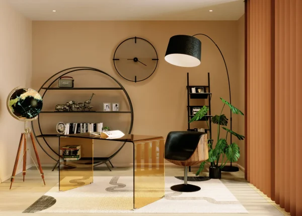 MAPPAMONDO DECORATIVO EARTH NERO - KARE
