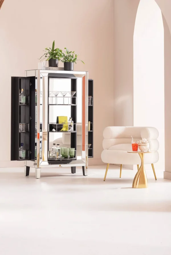 Mobile bar Luxury High Class 84x152cm - KARE