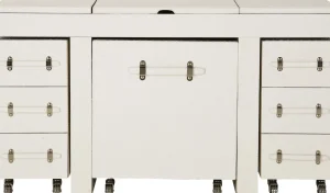 Mobile Trucco Diva Croco Bianco - KARE